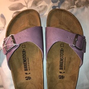 Birkenstock Madrid Purple Animal Fascination